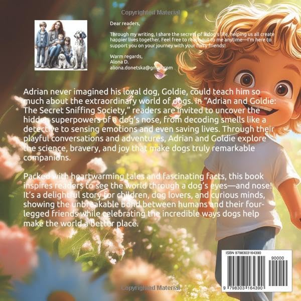 BOOK 3 Adrian and Goldie: The Secret Sniffing Society